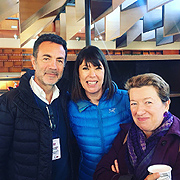 2017 Con Mabel Lozano y Miguel Lorente