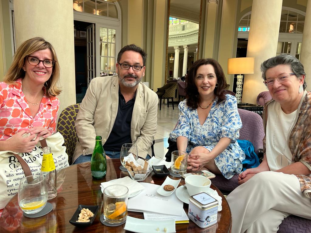 2022 con Cristina Pineda,Ramiro Domínguez e Irene Chikiar Bauer