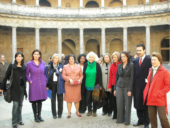 Encuentro en la Fundación Tres Culturas de Granada, con Nawal El Sadawi y otras